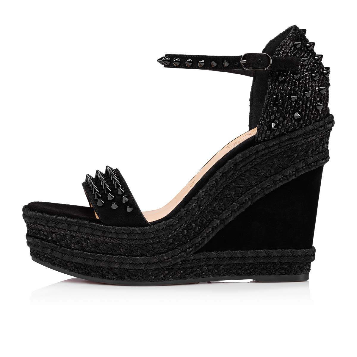 Black Women's Christian Louboutin Madmonica Espadrilles | EH3GVQAp