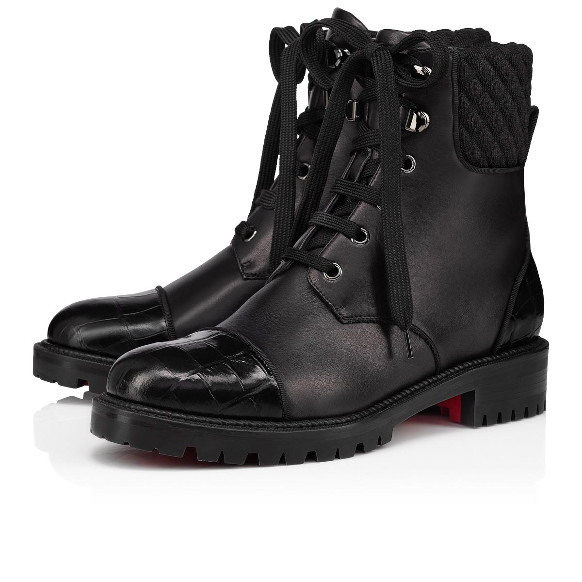 Black Women\'s Christian Louboutin Mayr Boot Ankle Boots | WS9MUAgr