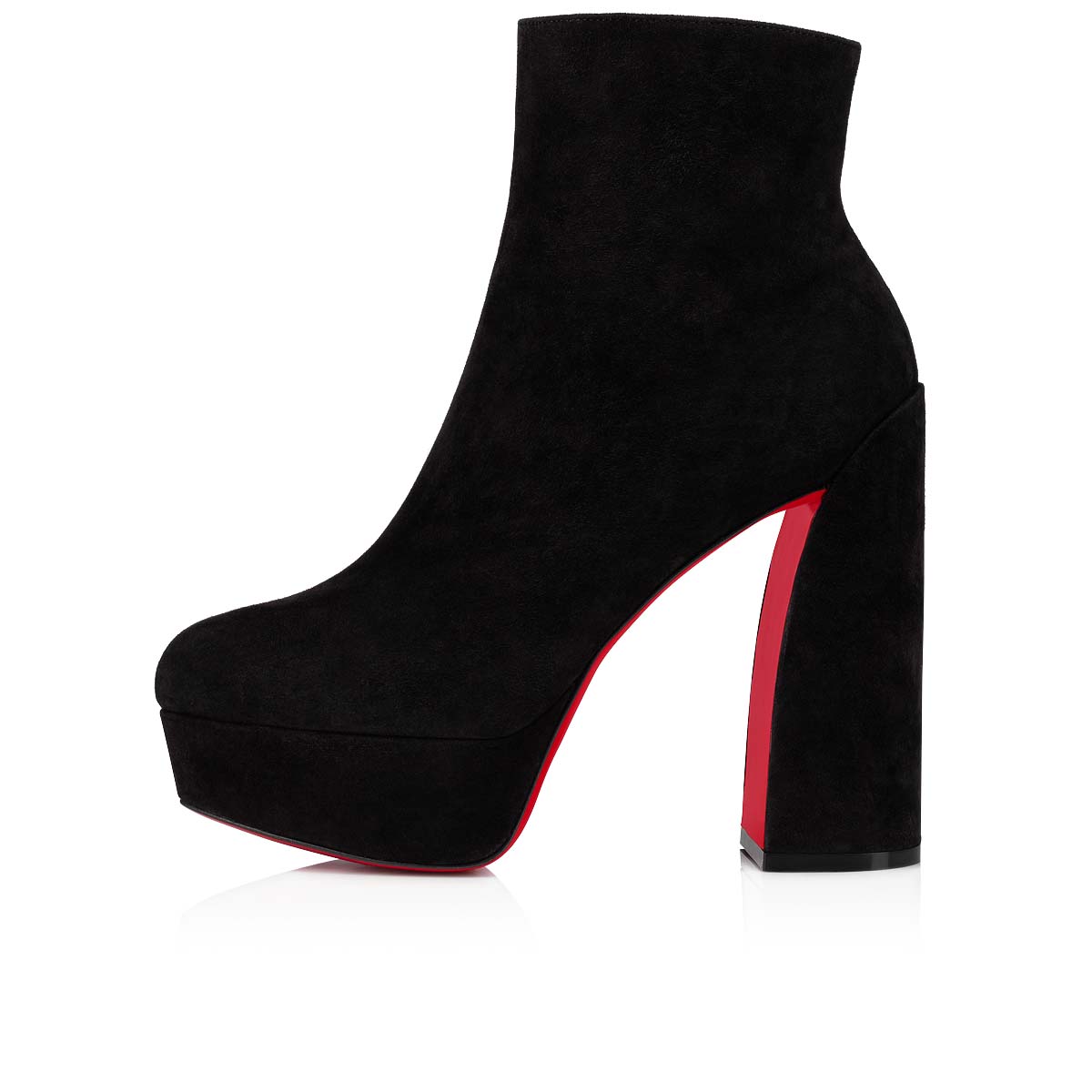 Black Women's Christian Louboutin Movida Booty Ankle Boots | uPSNFuno