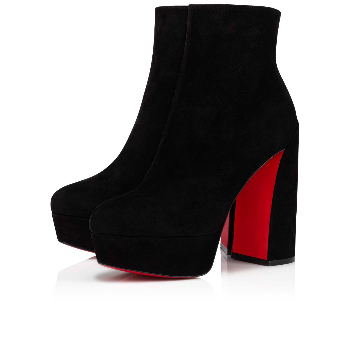 Black Women\'s Christian Louboutin Movida Booty Ankle Boots | uPSNFuno