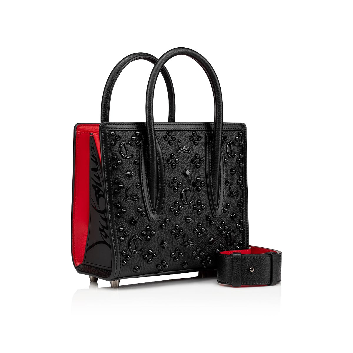 Black Women's Christian Louboutin Paloma Mini Cross-body Bags | H7xWdLVz