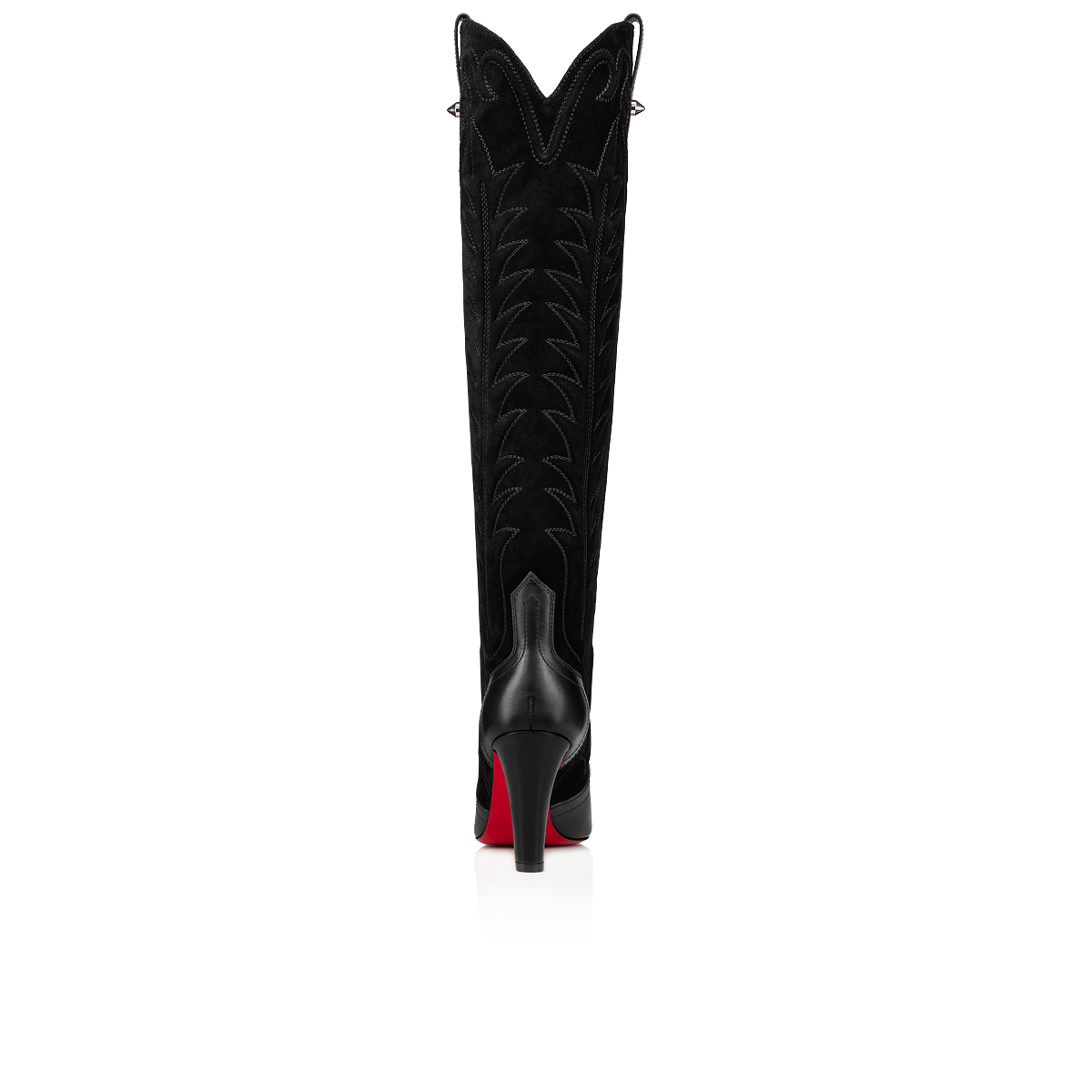 Black Women's Christian Louboutin Santia Botta Tall Boots | aS60stkK