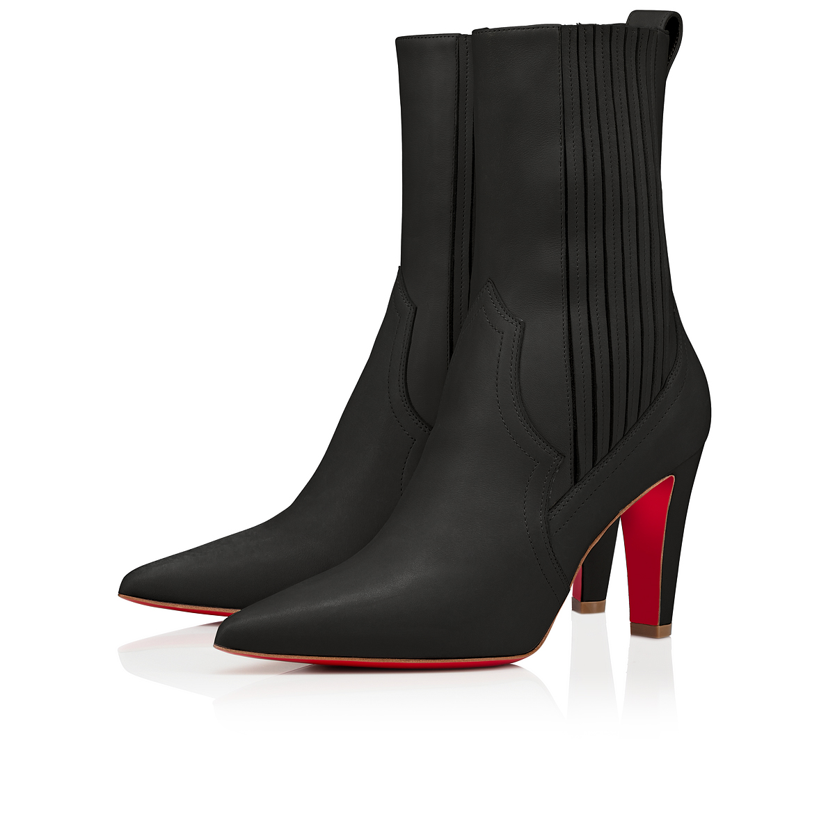 Black Women\'s Christian Louboutin Santigag Ankle Boots | fmnssMo5