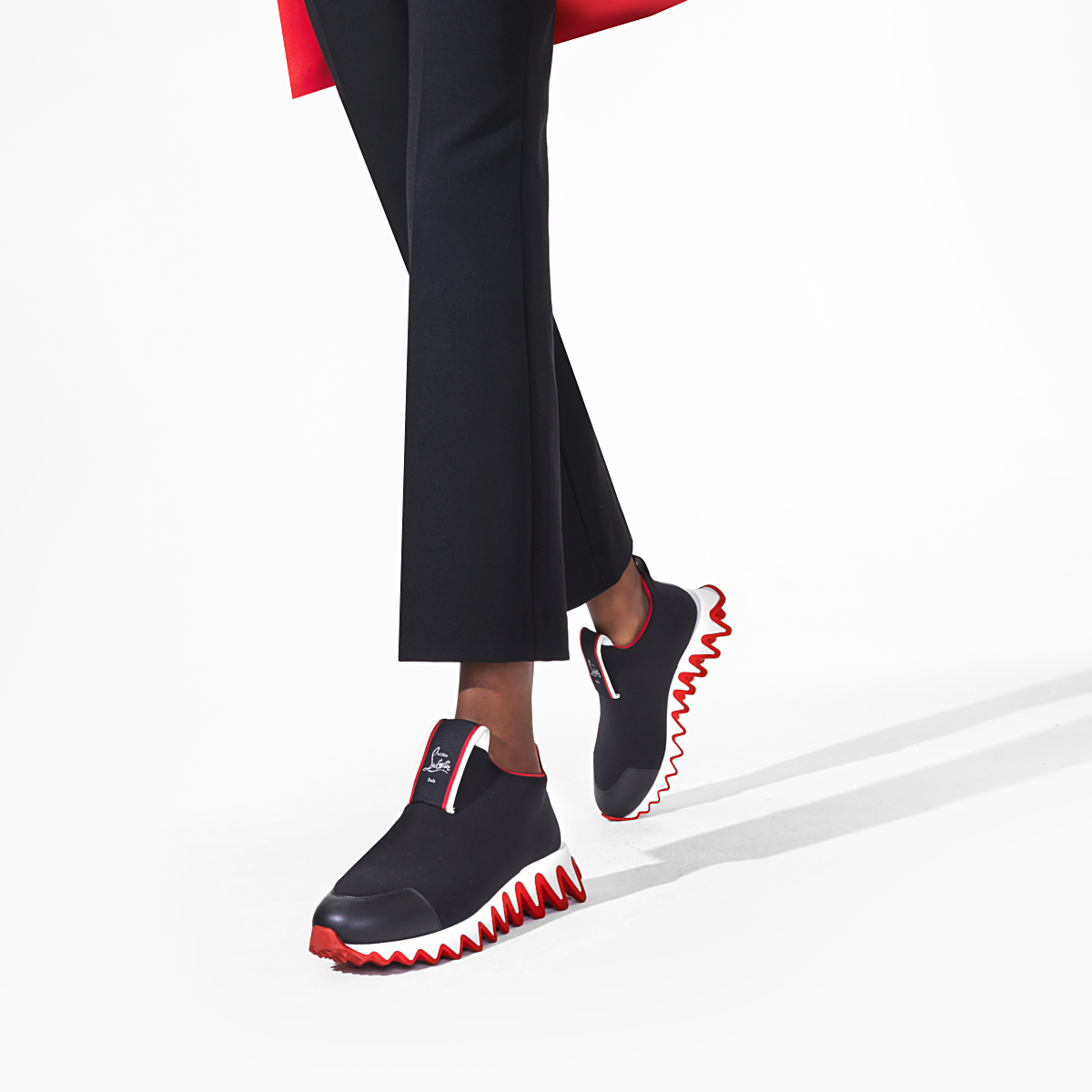 Black Women's Christian Louboutin Tiketa Run Sneakers | jPfN4NMs