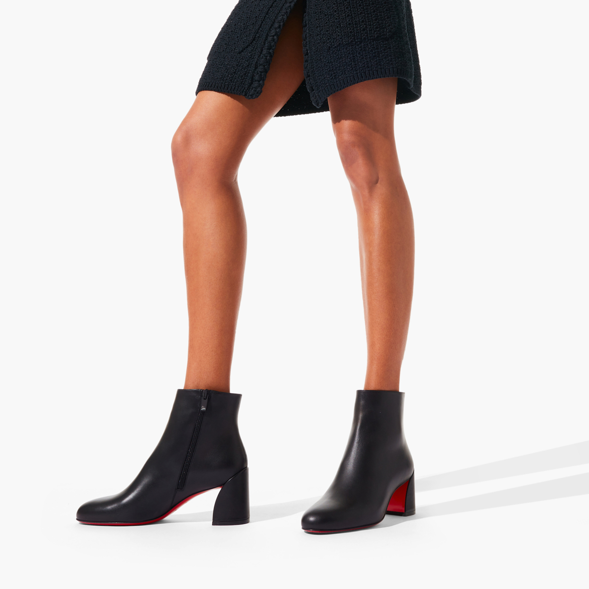 Black Women's Christian Louboutin Turela Ankle Boots | Nki86teC