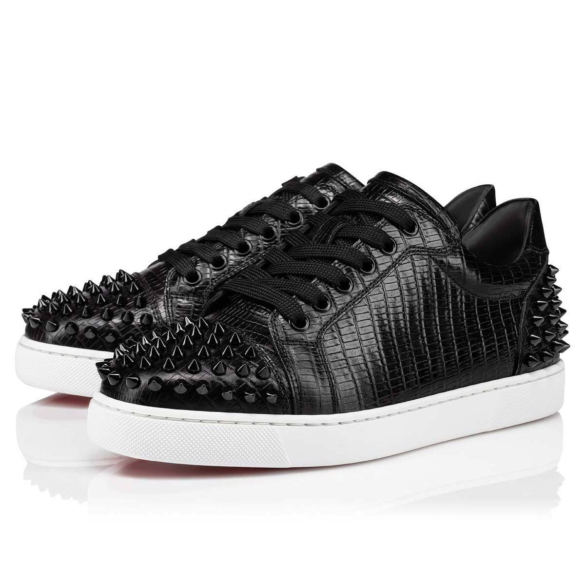 Black Women\'s Christian Louboutin Vieira 2 Sneakers | jvArlT73