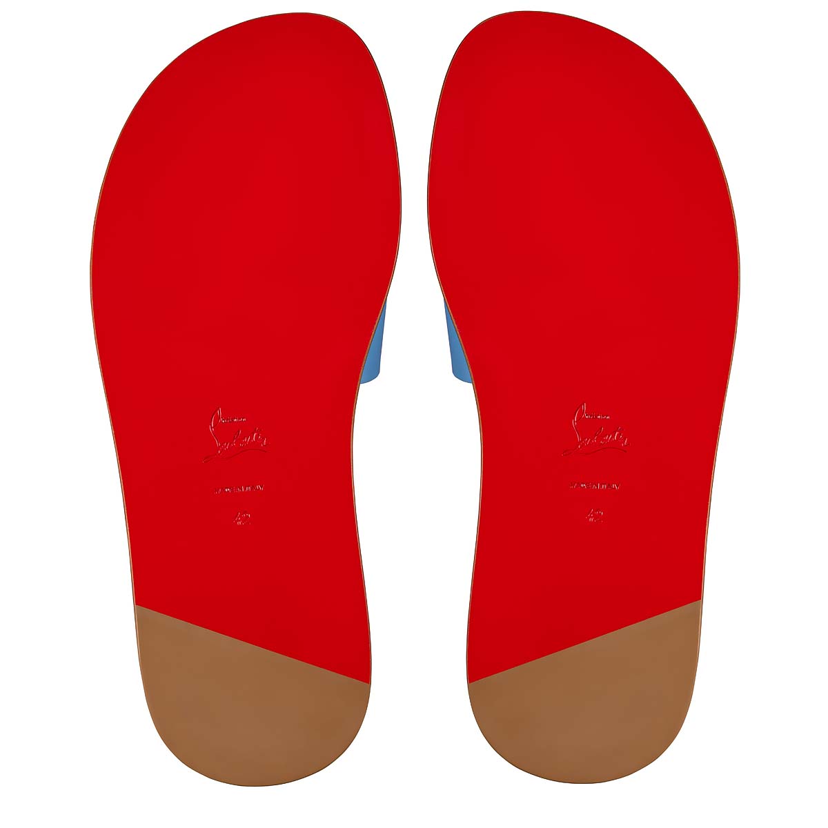 Blue Men's Christian Louboutin Coolraoul Sandals & Slides | dIXos5V2