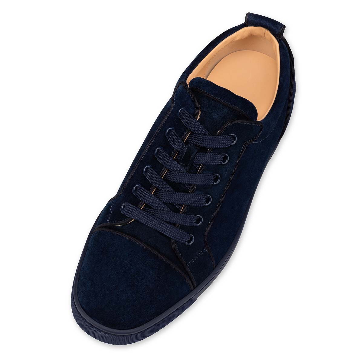 Blue Men's Christian Louboutin Fun Louis Junior Low Top Sneakers | HLpbBLNM