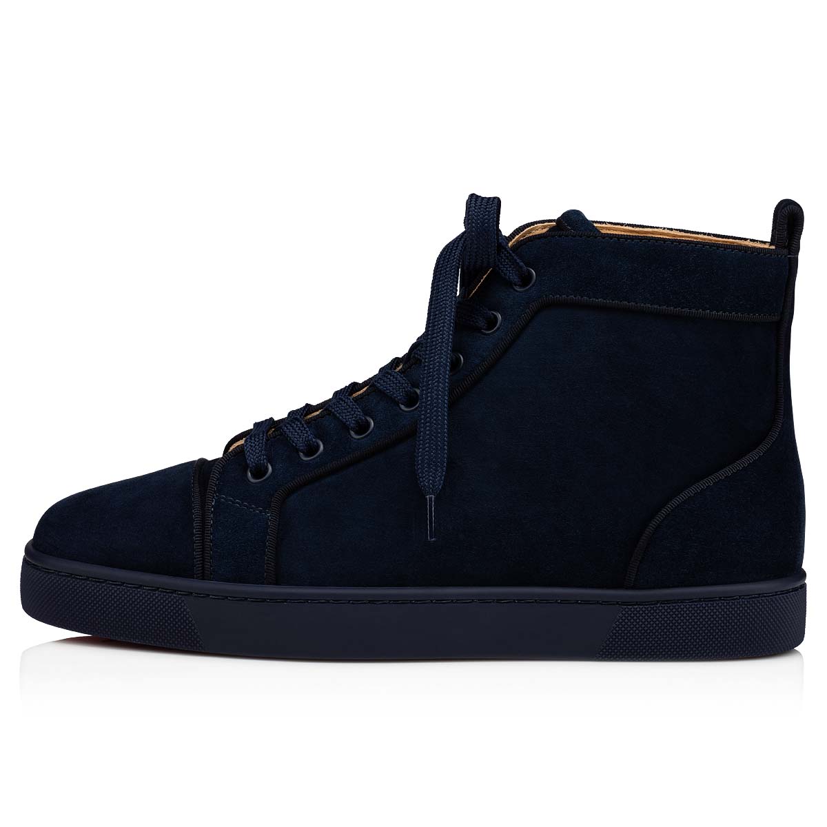 Blue Men's Christian Louboutin Louis High Top Sneakers | UHNEXYaV