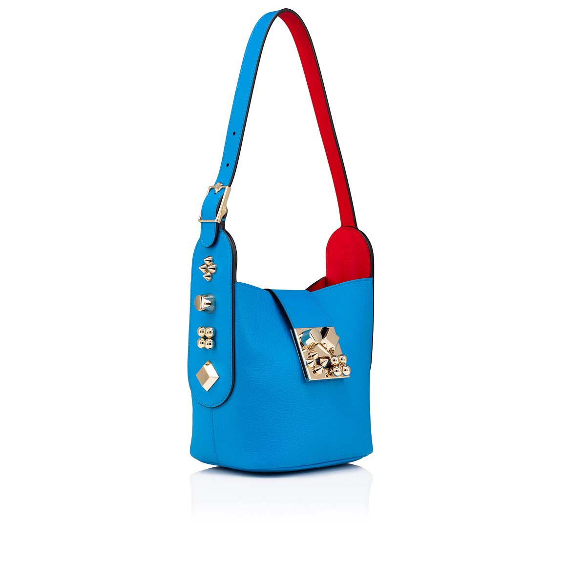 Blue Women's Christian Louboutin Carasky Mini Cross-body Bags | vCvj09xK