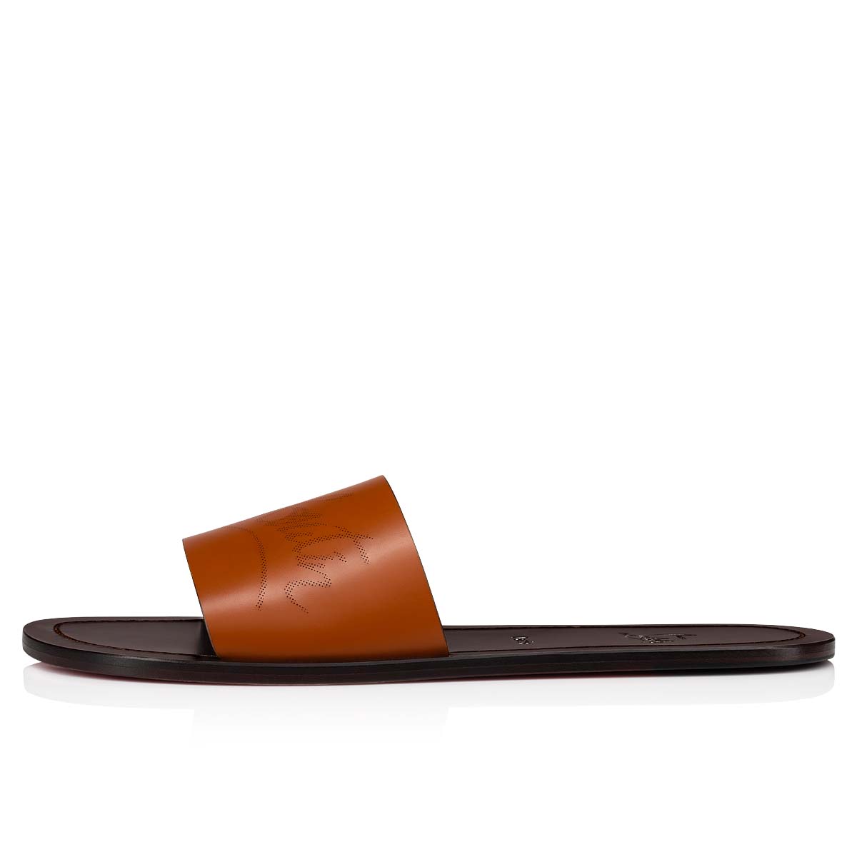 Brown Men's Christian Louboutin Coolraoul Sandals & Slides | CGx7TfEq