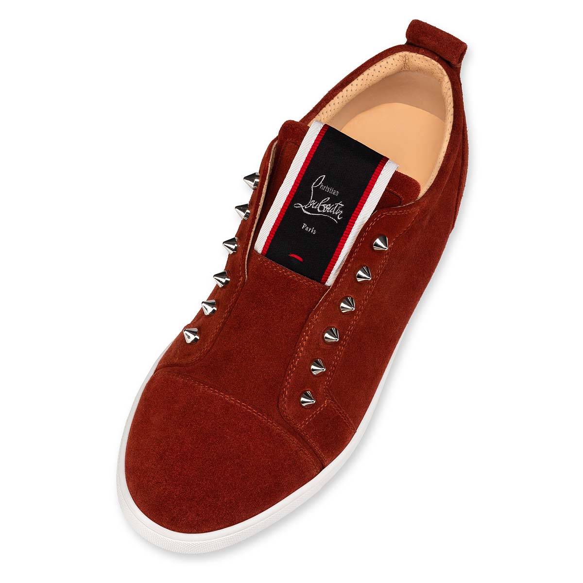 Brown Men's Christian Louboutin F.A.V Fique A Vontade Low Top Sneakers | YbbT6DV5