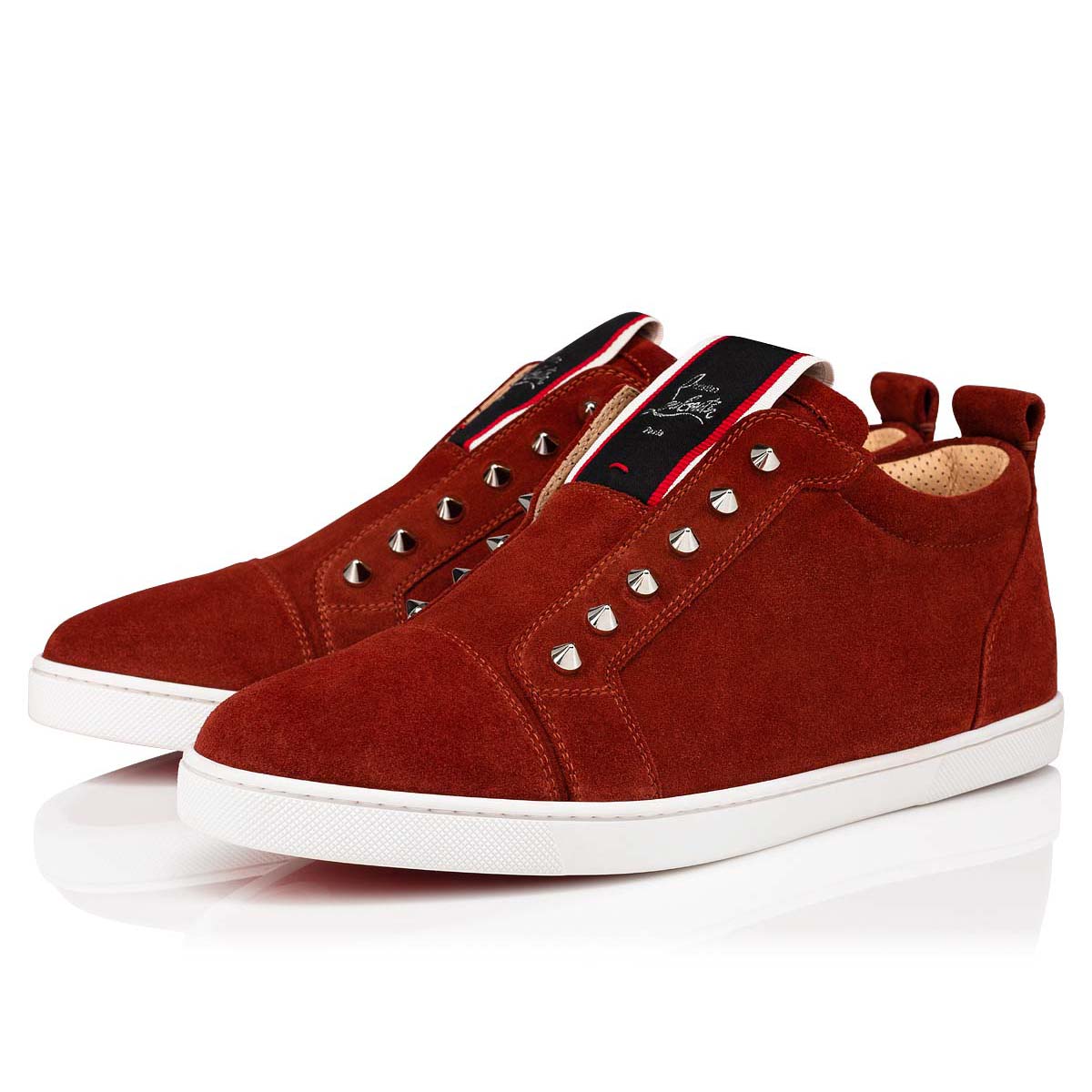 Brown Men\'s Christian Louboutin F.A.V Fique A Vontade Low Top Sneakers | YbbT6DV5