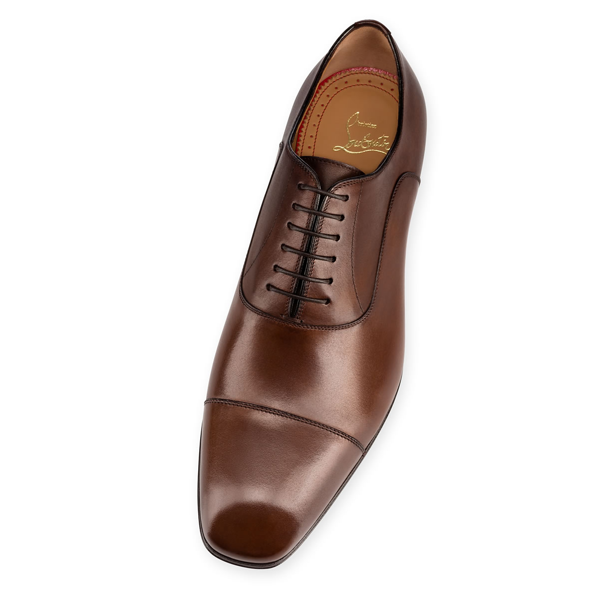 Brown Men's Christian Louboutin Greggo Buckles & Lace-ups | TuodPoJu