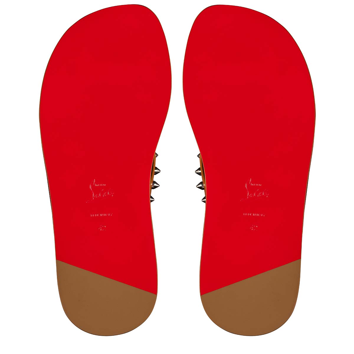 Brown Men's Christian Louboutin Louloulight Sandals & Slides | GvMK1JpF