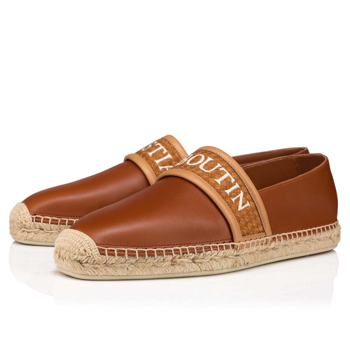 Brown Men\'s Christian Louboutin Nanoletta Espadrilles | Evlpzd6r