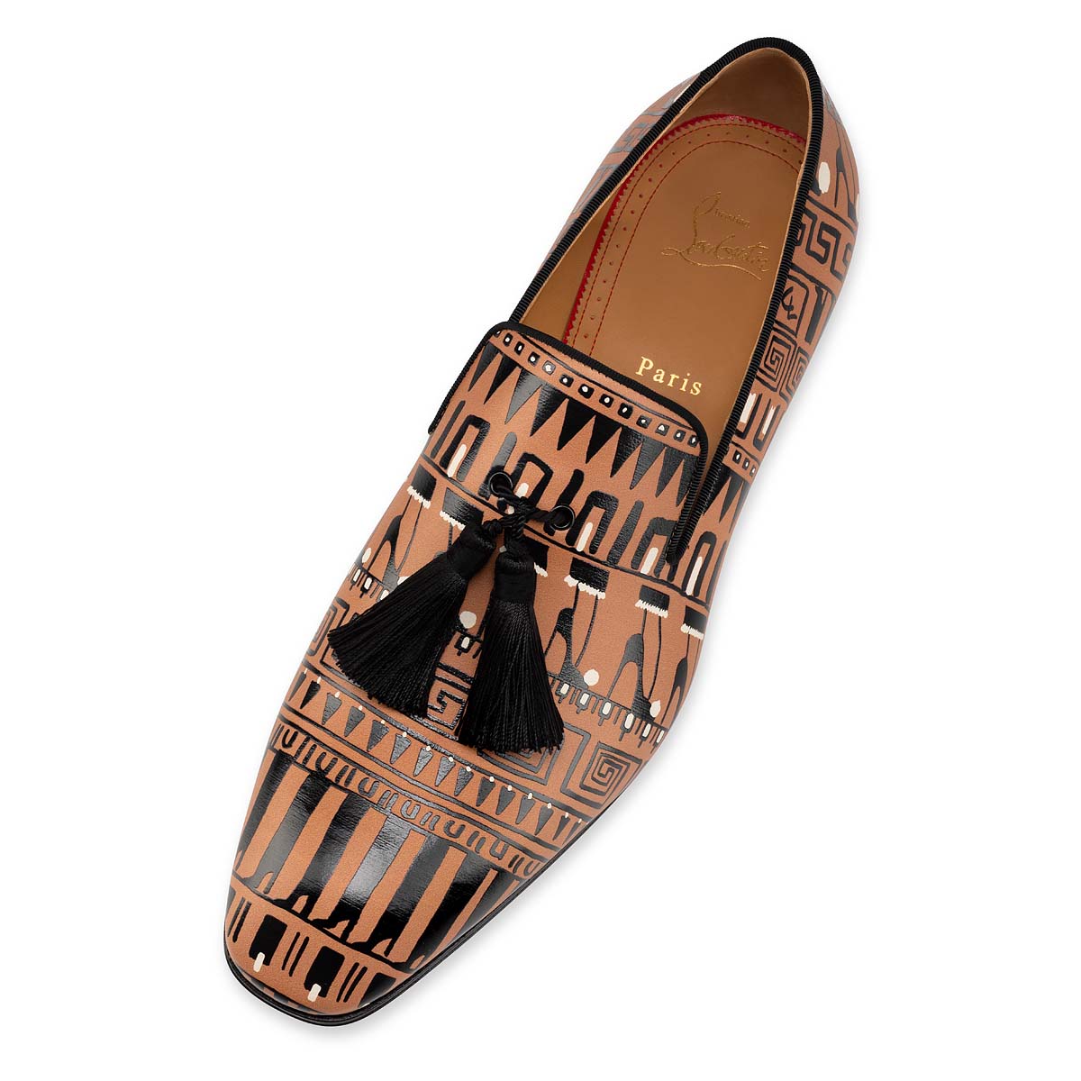 Brown Men's Christian Louboutin Officialito Loafers & Slip-ons | TVOKinMi