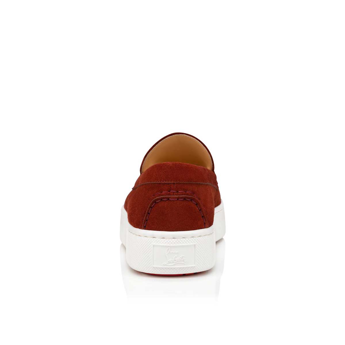 Brown Men's Christian Louboutin Paqueboat Low Top Sneakers | 3OnZCOBE