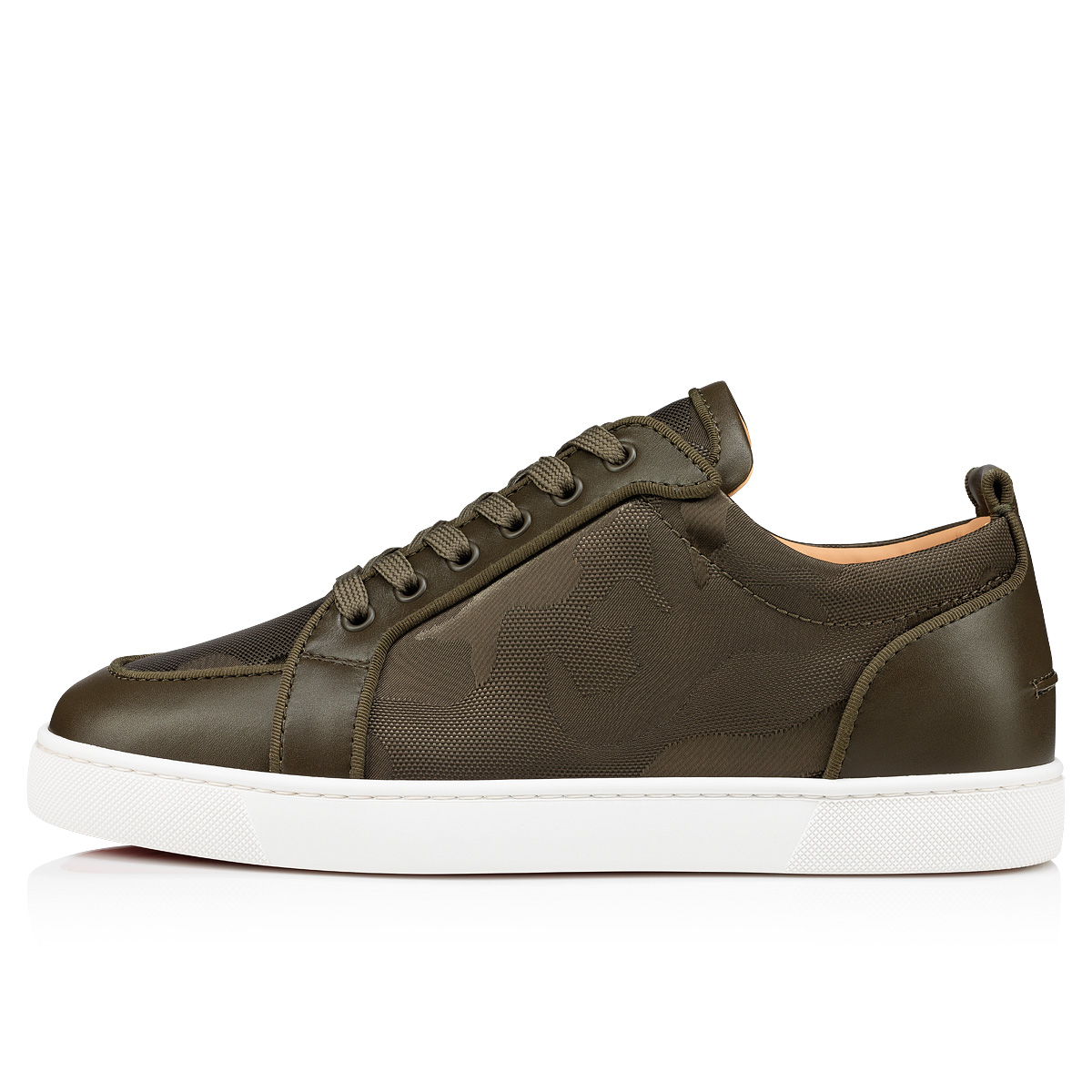 Brown Men's Christian Louboutin Rantulow Low Top Sneakers | 6tDuqQw5