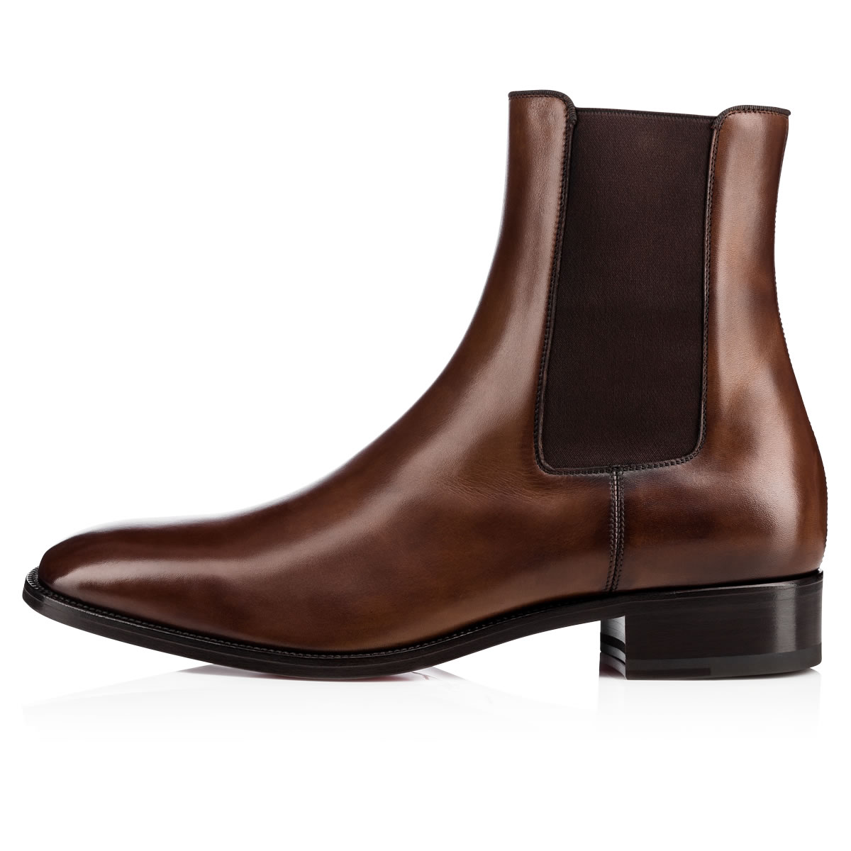 Brown Men's Christian Louboutin Samson Ankle Boots | HGZTnMuz