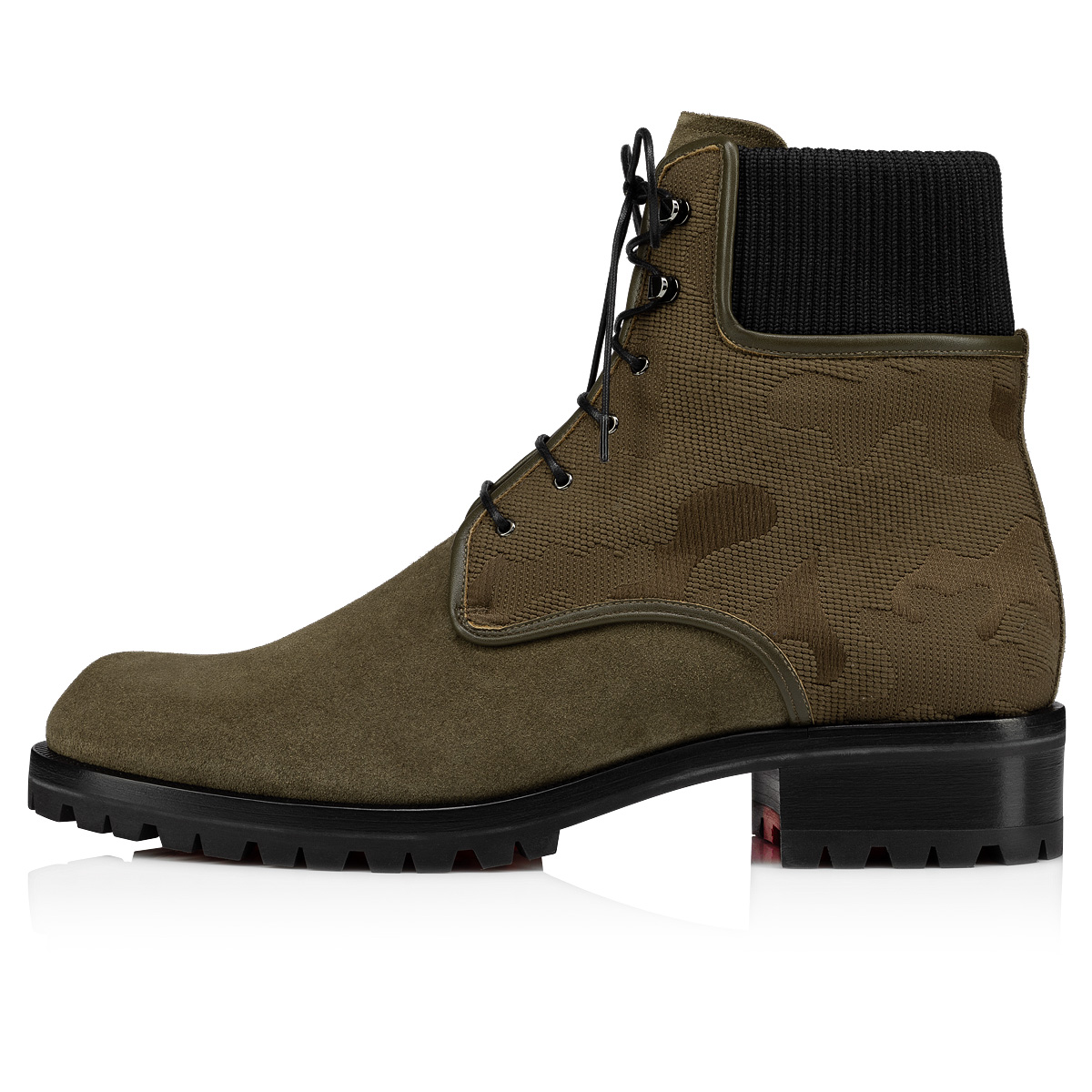 Brown Men's Christian Louboutin Trapman Ankle Boots | NmzJE6pX