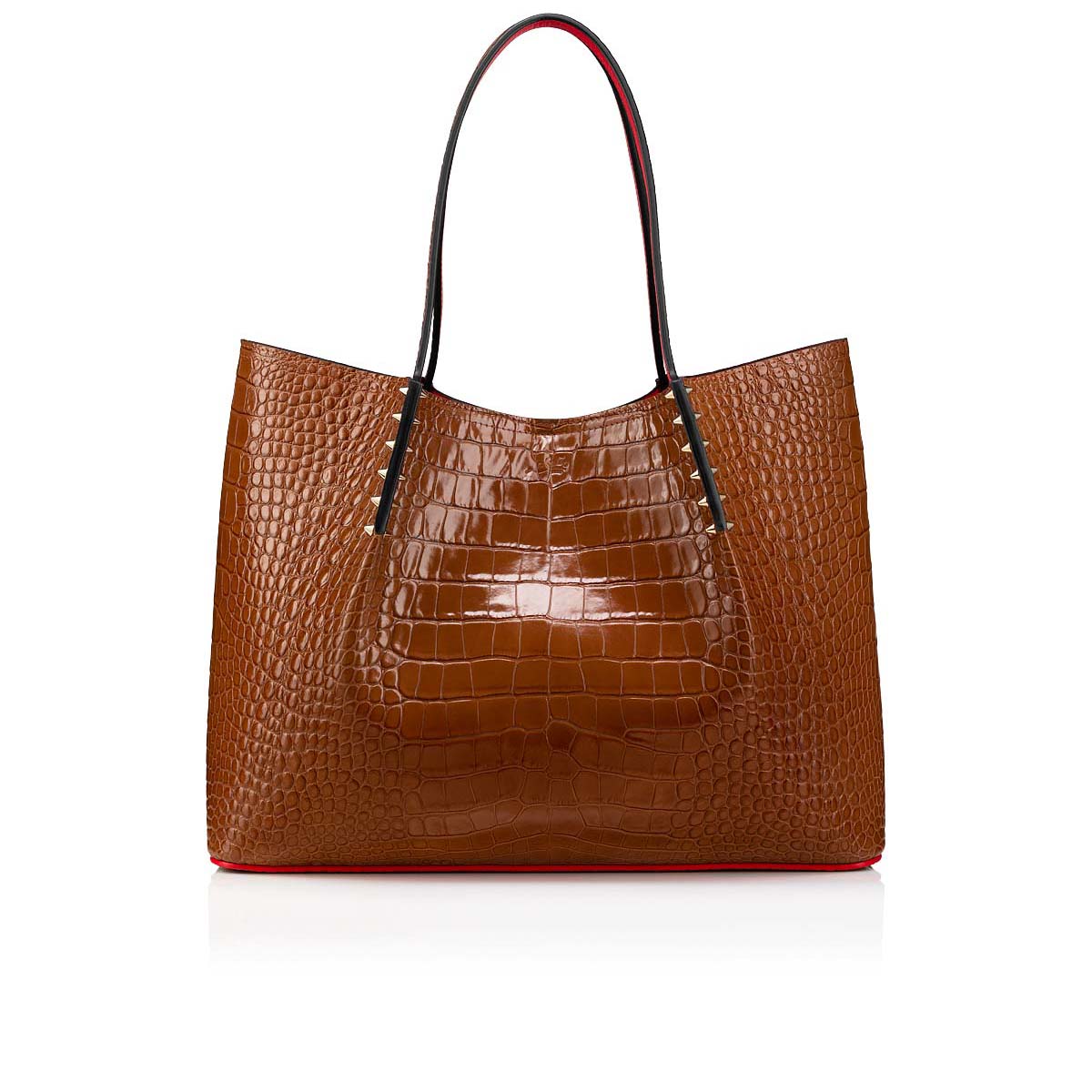 Brown Women\'s Christian Louboutin Cabarock Large Totes | 4GEexZZ7