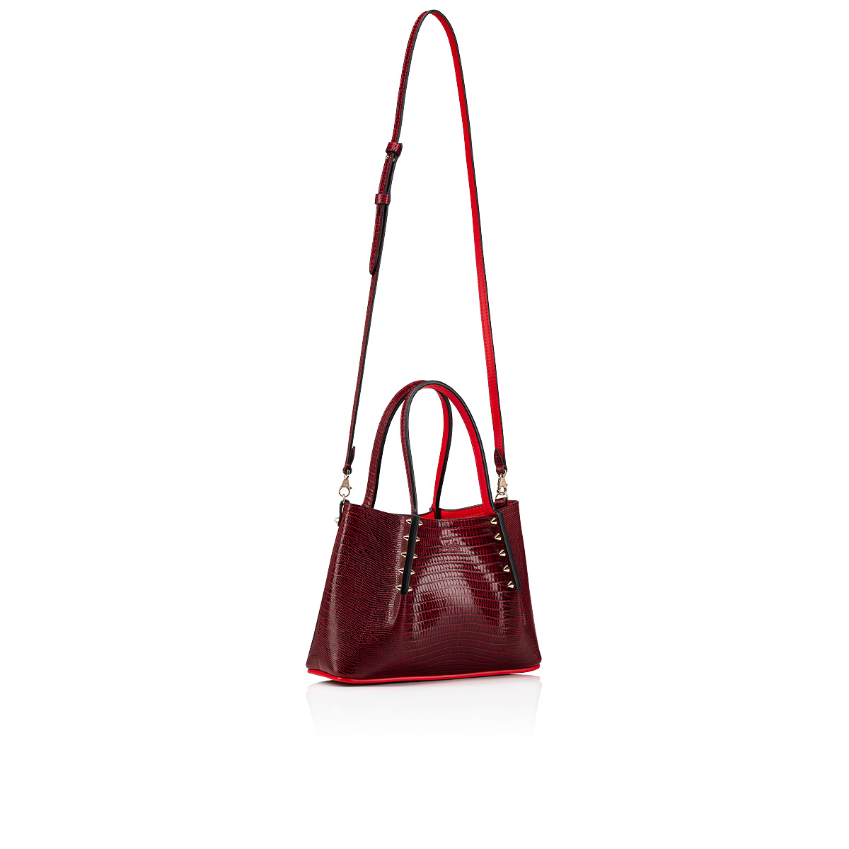 Brown Women's Christian Louboutin Cabarock Mini Totes | YnUeiLLc