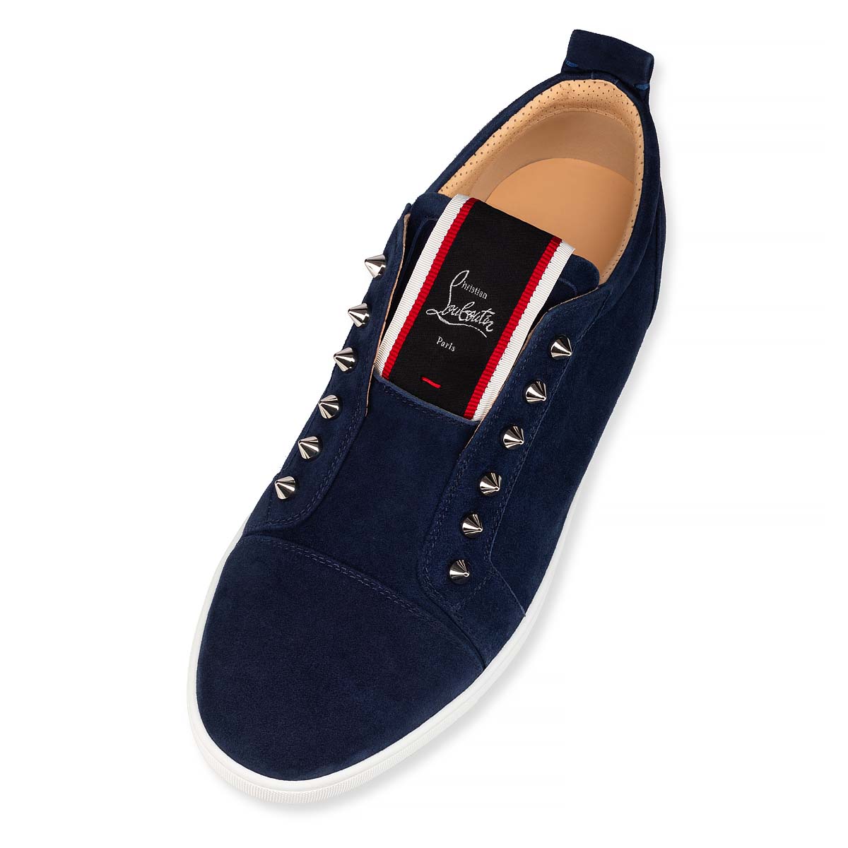 Dark Blue Men's Christian Louboutin F.A.V Fique A Vontade Low Top Sneakers | sgy71AnJ