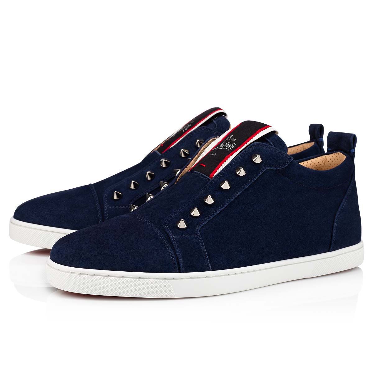 Dark Blue Men\'s Christian Louboutin F.A.V Fique A Vontade Low Top Sneakers | sgy71AnJ