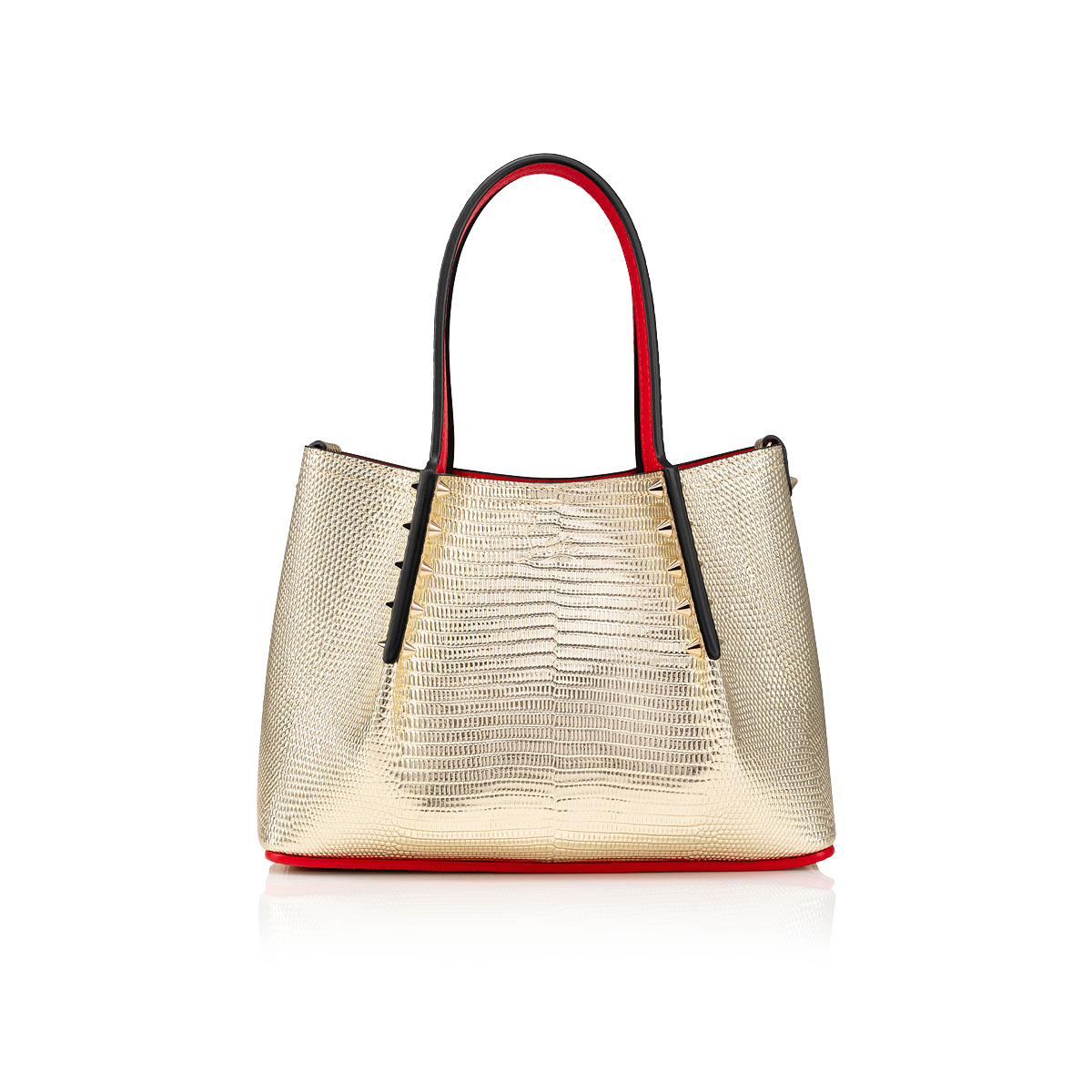 Gold Women\'s Christian Louboutin Cabarock Mini Cross-body Bags | RJGvVRYG