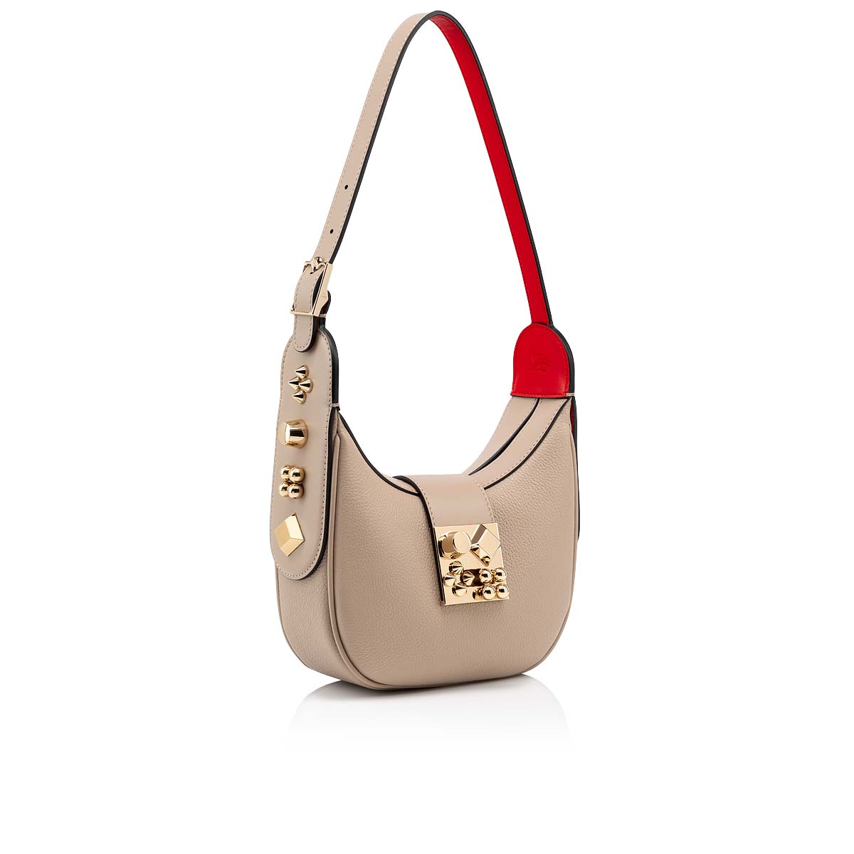 Gold Women's Christian Louboutin Carasky Mini Cross-body Bags | 2StELKmR