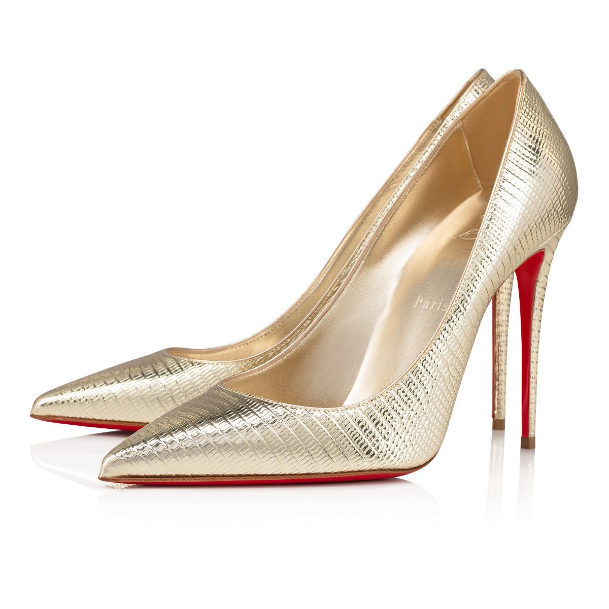 Gold Women\'s Christian Louboutin Kate Heels | kidKjA6q