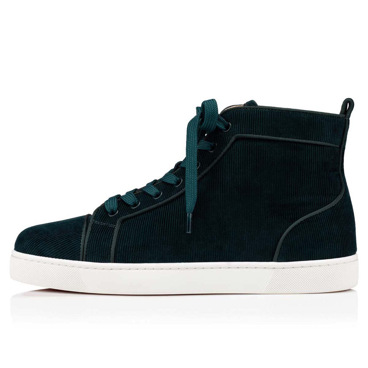 Green Men's Christian Louboutin Louis High Top Sneakers | xddm8gI5