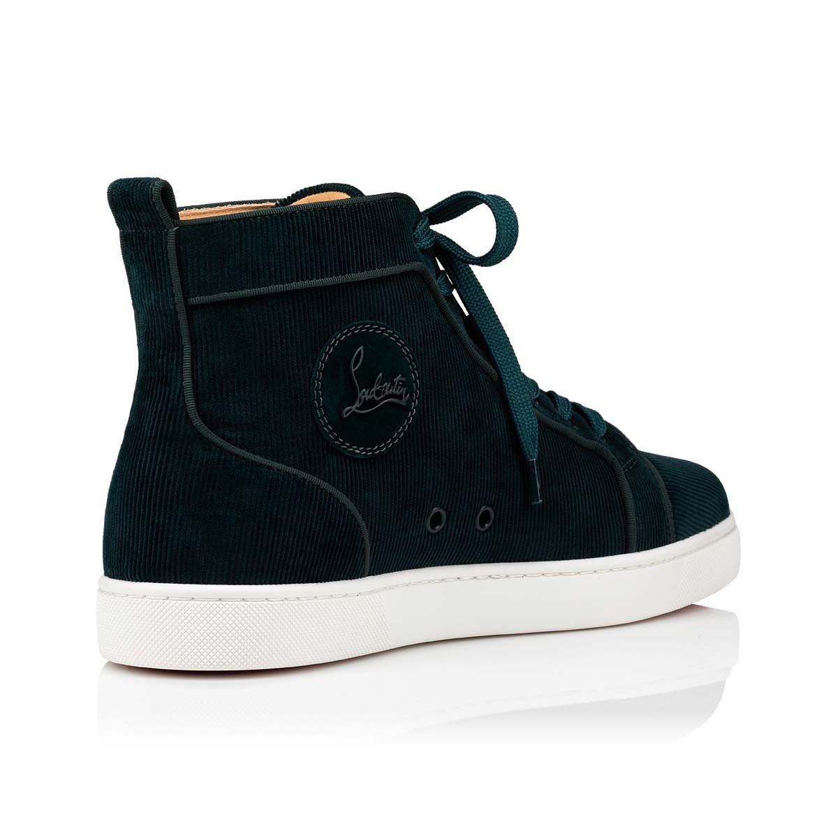 Green Men's Christian Louboutin Louis High Top Sneakers | xddm8gI5