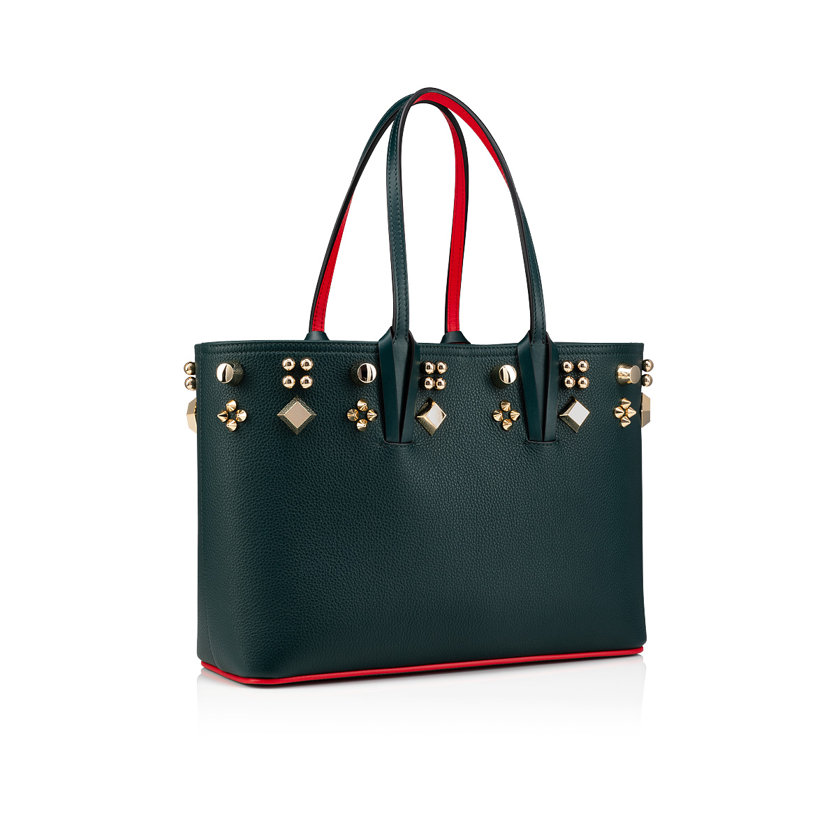 Green Women's Christian Louboutin Cabata Small Totes | JHFXLZhL