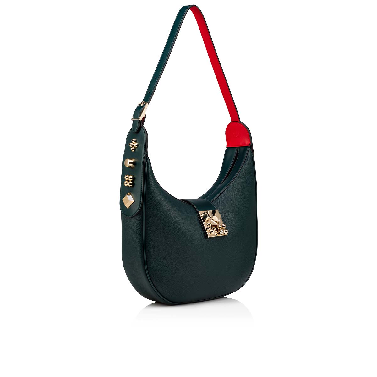 Green Women's Christian Louboutin Carasky Small Cross-body Bags | IlGurdug