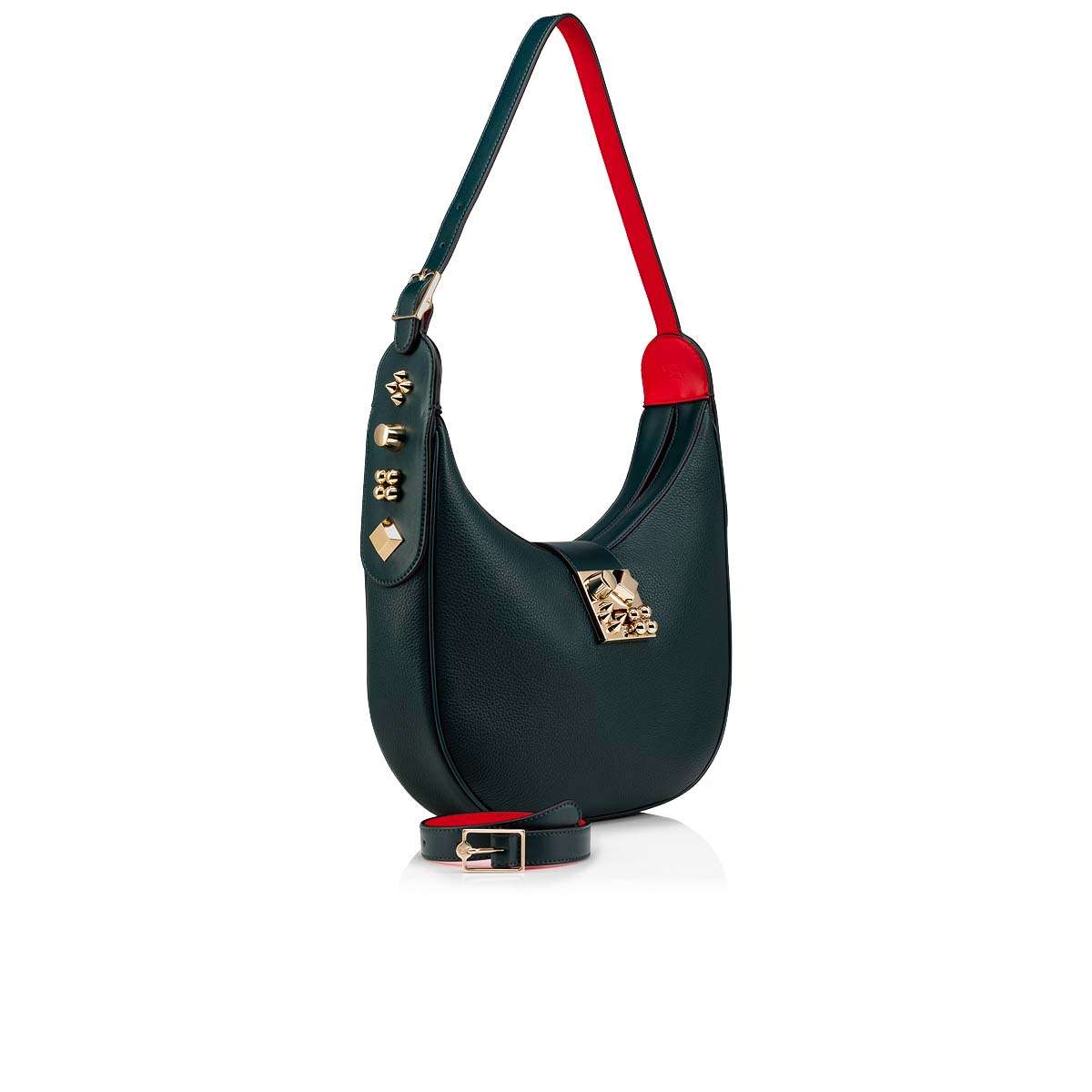 Green Women's Christian Louboutin Carasky Small Cross-body Bags | IlGurdug