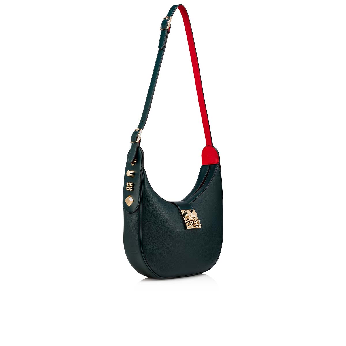 Green Women's Christian Louboutin Carasky Small Cross-body Bags | IlGurdug