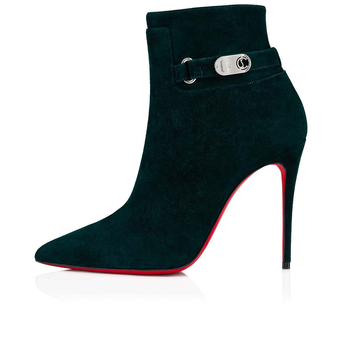 Green Women's Christian Louboutin Lock So Kate Booty Ankle Boots | s9ukbpQW