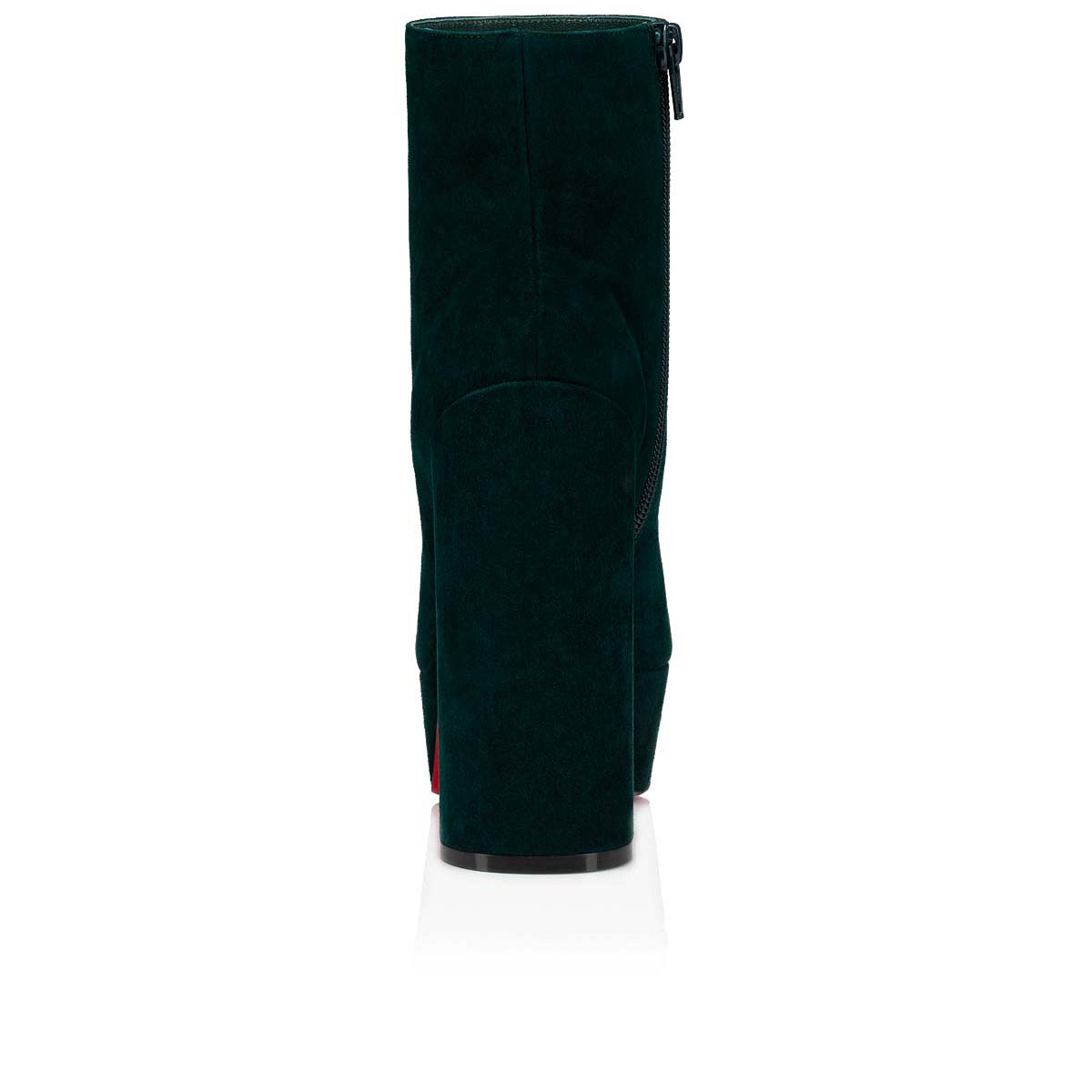 Green Women's Christian Louboutin Movida Booty Ankle Boots | rJCnvQ1t