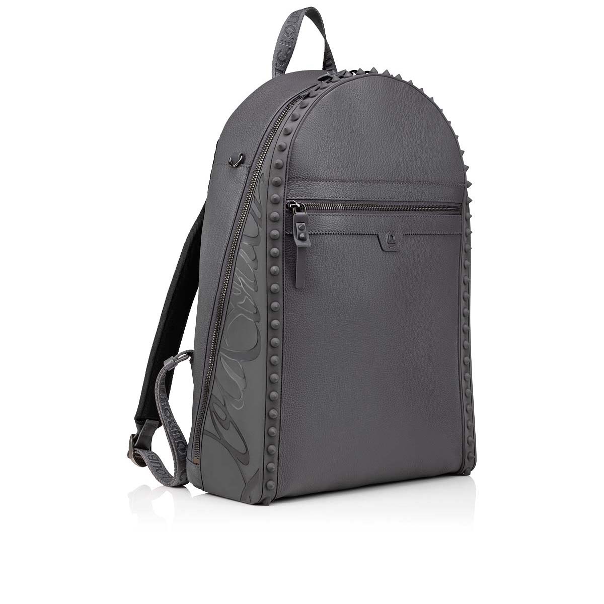 Grey Men's Christian Louboutin Backparis Backpacks | XoGzZRq8