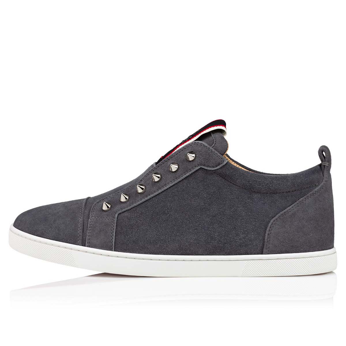 Grey Men's Christian Louboutin F.A.V Fique A Vontade Low Top Sneakers | Ir9wiAqg