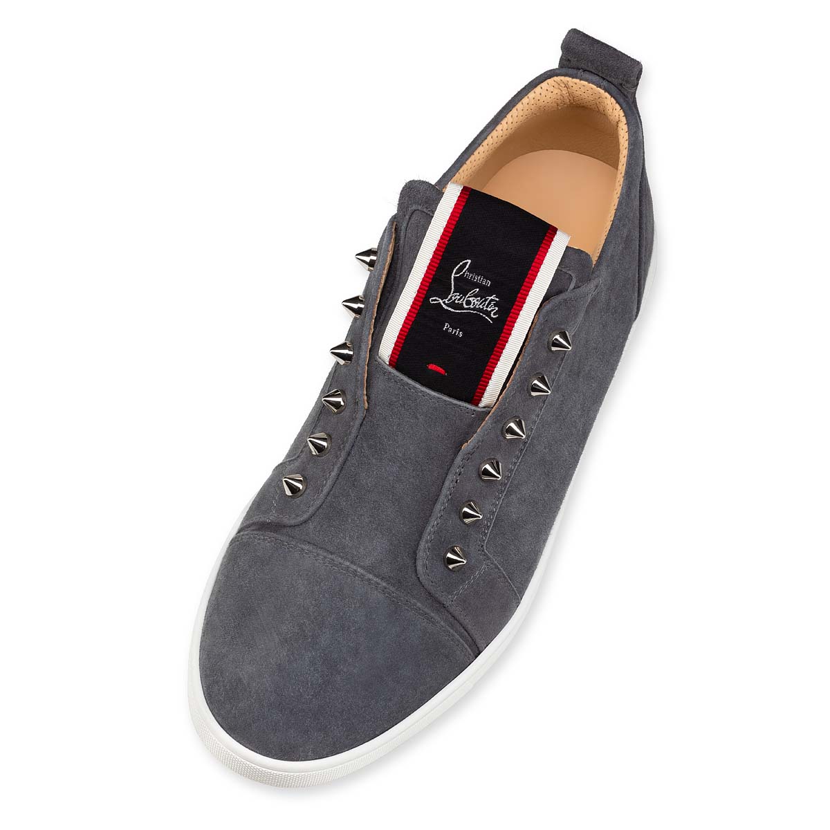 Grey Men's Christian Louboutin F.A.V Fique A Vontade Low Top Sneakers | Ir9wiAqg