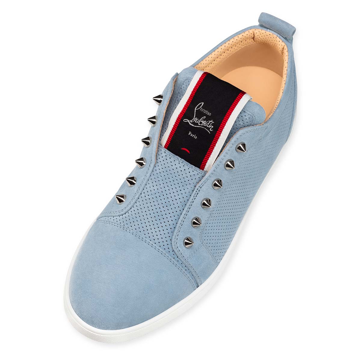 Grey Men's Christian Louboutin F.A.V Fique A Vontade Low Top Sneakers | Qwlun7hk