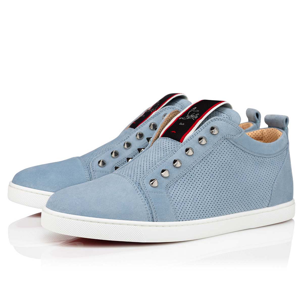 Grey Men\'s Christian Louboutin F.A.V Fique A Vontade Low Top Sneakers | Qwlun7hk