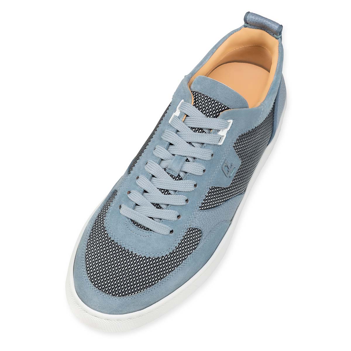 Grey Men's Christian Louboutin Happyrui Low Top Sneakers | N2DjyKOn