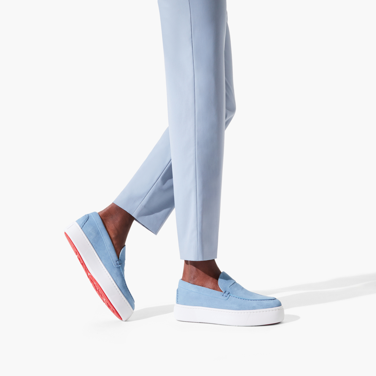 Grey Men's Christian Louboutin Paqueboat Low Top Sneakers | ZeJHzIwe