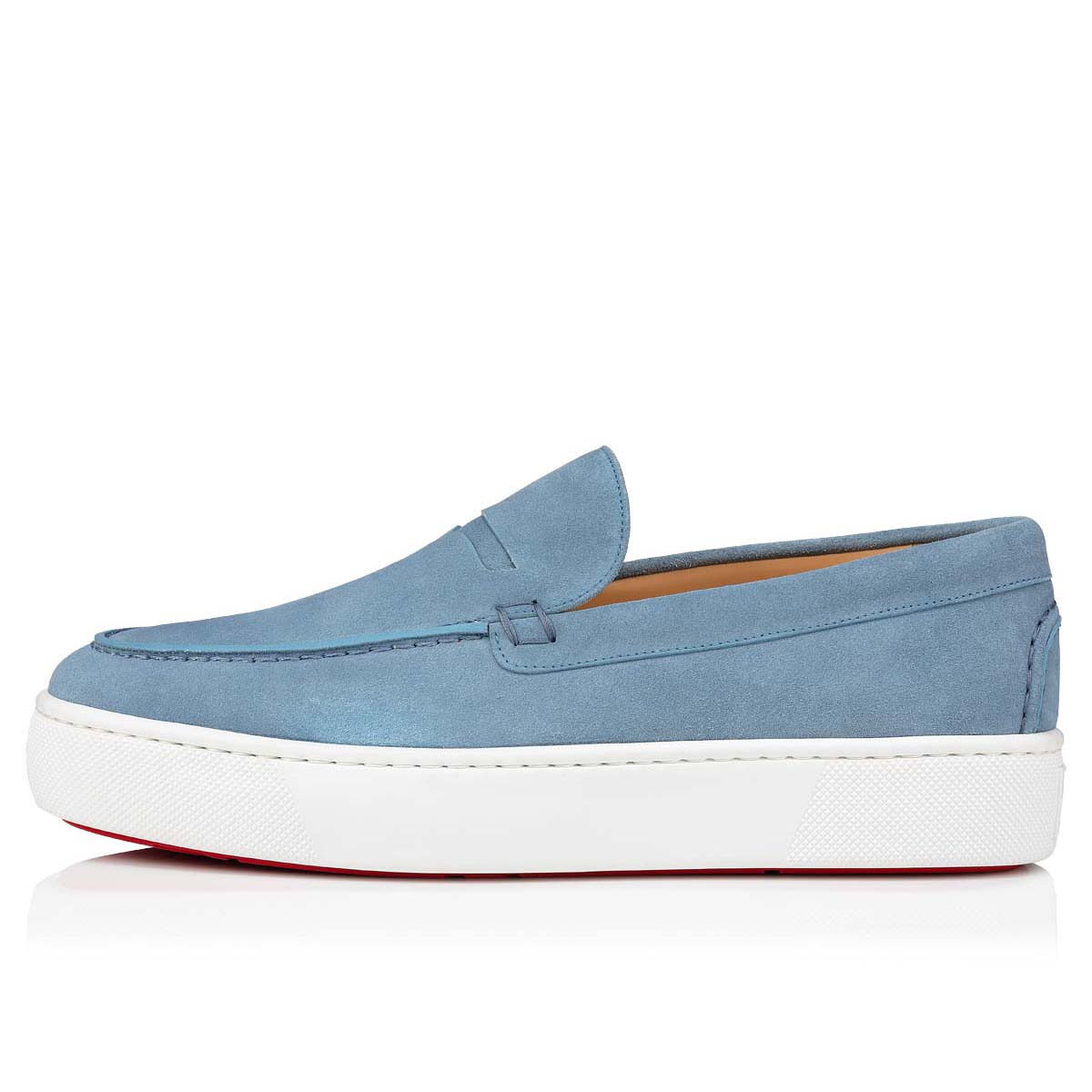 Grey Men's Christian Louboutin Paqueboat Low Top Sneakers | ZeJHzIwe