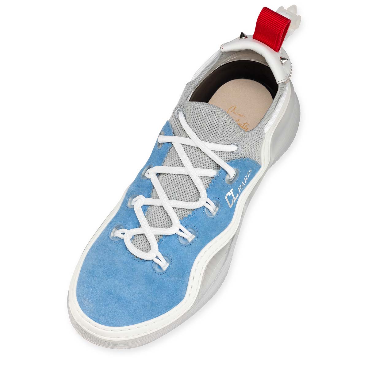 Grey Women's Christian Louboutin Arpoador Sneakers | qoaLUf2l