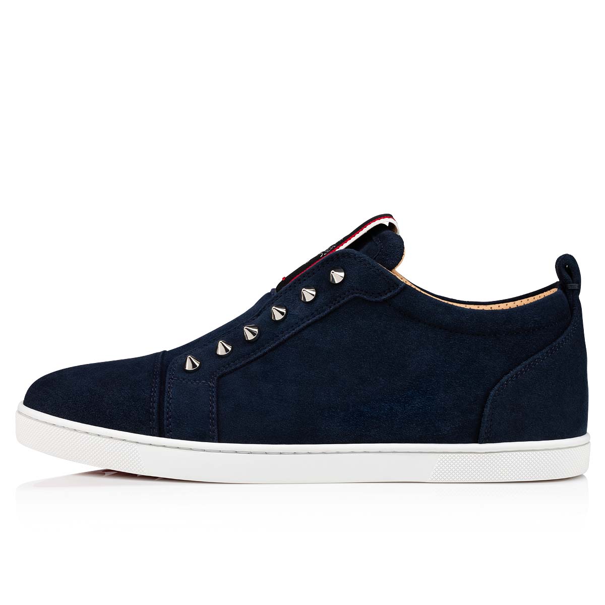 Navy Men's Christian Louboutin F.A.V Fique A Vontade Low Top Sneakers | TJrbAcbt